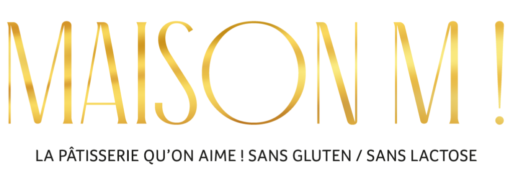 Logo Maison M! Transparent Pâtisserie sans gluten et sans lactose