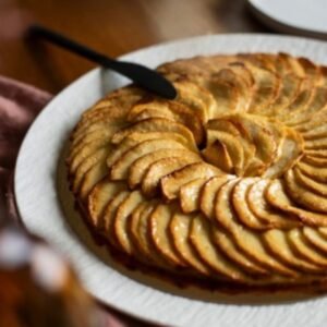 Tarte aux pommes fine sans gluten